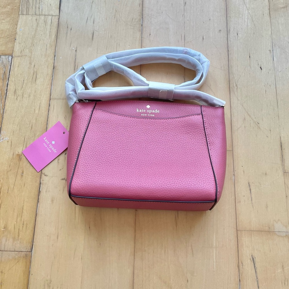 NWT Kate Spade monica leather crossbody Pink